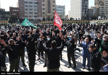 عزاداری ۲۸ صفر در میدان هفت‌تیر تهران