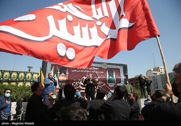عزاداری ۲۸ صفر در میدان هفت‌تیر تهران