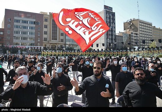 عزاداری ۲۸ صفر در میدان هفت‌تیر تهران