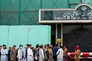 ببینید | صف طولانی در کابل برای دریافت ویزای ایران
