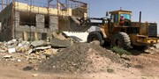 تخریب ۱۹مورد ساخت و ساز غیرمجاز در قزوین