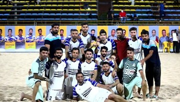 تیم فوتبال ساحلی منطقه آزاد چابهار در گروه ۲ لیگ یک کشور قرار گرفت