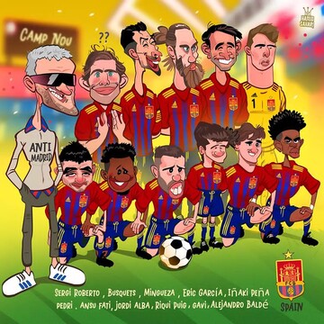 اسپانیای رویایی لوئیز انریکه را ببینید!