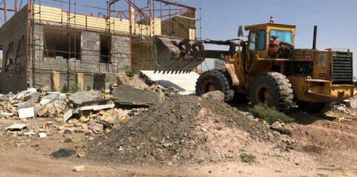 تخریب ۱۹مورد ساخت و ساز غیرمجاز در قزوین