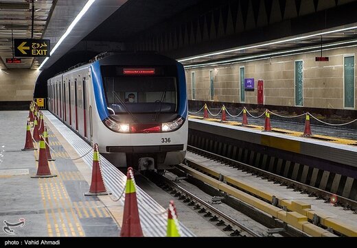 افتتاح یک ایستگاه مترو در خط شش
