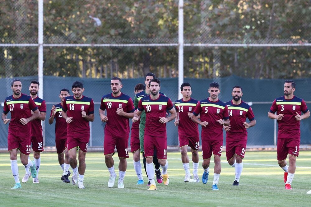 تمرین تیم‌ملی فوتبال ایران بعد از پیروزی بر امارات/عکس