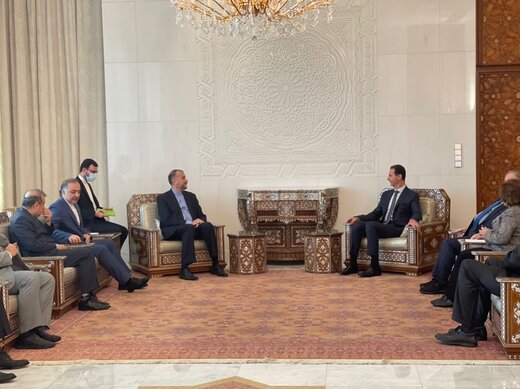امیرعبداللهیان در دیدار بشار اسد: اوضاع به نفع سوریه تغییر کرده است