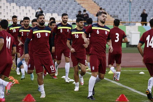 تصاویر | تمرین سر حال و جالب تیم ملی ایران پیش از مصاف با کره جنوبی در ورزشگاه آزادی