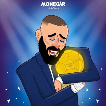 ببینید اشک‌های کریم بنزما برای تصاحب توپ طلا!