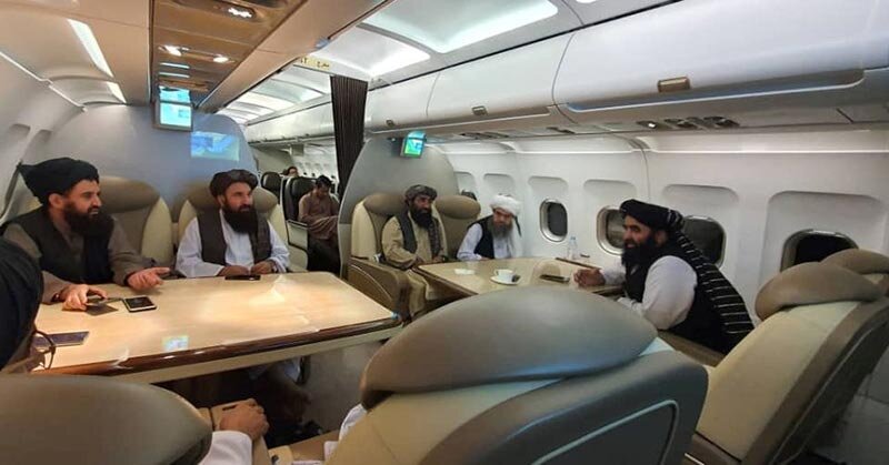 عکس | صندلی‌های فرست کلاس هواپیما در قرق طالبان!