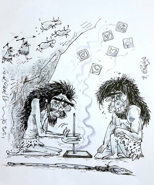 ببینید داریم برمی‌گردیم به عصر حجر!