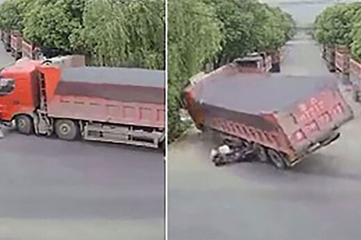 ببینید | تصادف وحشتناک تریلی حامل خودرو با چند سواری در جاجرود