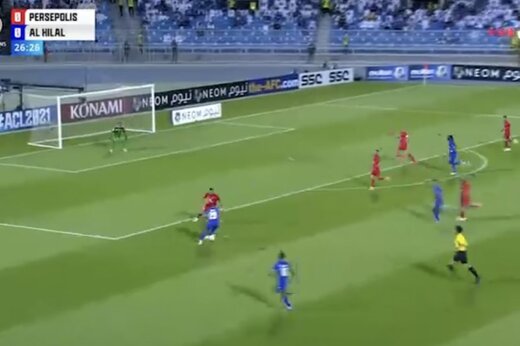 ببینید | گل اول الهلال به پرسپولیس با شوت دیدنی الدوساری