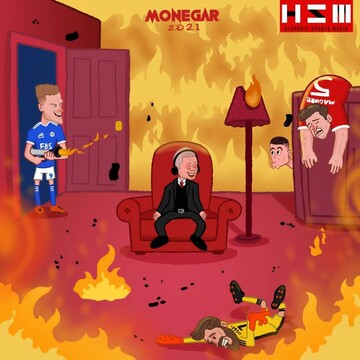 ببینید روباه‌ها خانه منچستر را به آتش کشیدند!