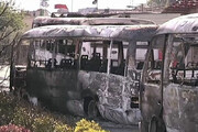 ببینید | انفجار اتوبوس در دمشق؛ جان باختن ۱۳ نظامی سوری