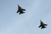 ببینید | لحظه فرار بمب‌افکن‌های آمریکایی از ترس  جنگنده‌های روس