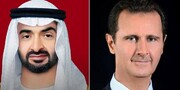 گفتگوی تلفنی بشار اسد با ولیعهد امارات