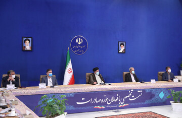دیدار جمعی از صادرکنندگان با رئیس جمهور