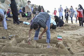 تصاویر | جشنواره نگاره‌های ماسه‌ای - بوشهر