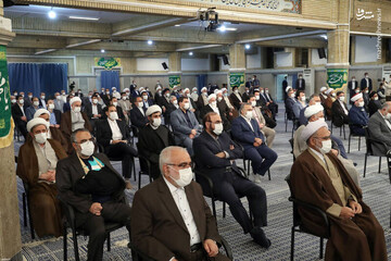 تصاویر | حضور روحانی و جهانگیری در دیدار با رهبر انقلاب