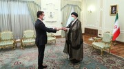 سفیر جدید جمهوری آذربایجان در ایران استوارنامه خود را تقدیم رئیسی کرد