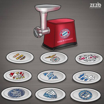 چرخ گوشت مونیخی‌ها را ببینید!