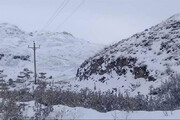 ببینید | بارش نخستین برف پاییزی در شهر سرعین استان اردبیل