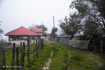زیبایی خیره کننده روستای شاه می‌لرزان استان گیلان
