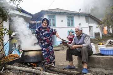 زیبایی خیره کننده روستای شاه می‌لرزان استان گیلان