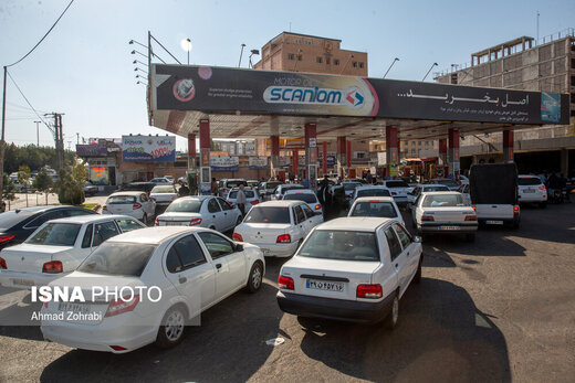 وضعیت عرضه بنزین در جایگاه‌های سوخت کشور