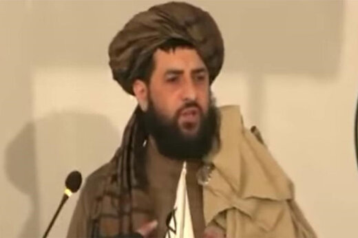 ببینید | فرزند بنیانگذار طالبان برای اولین بار در محافل عمومی حضور یافت