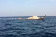 ببینید | غرق شدند کشتی اماراتی در ۳۰ مایلی عسلویه
