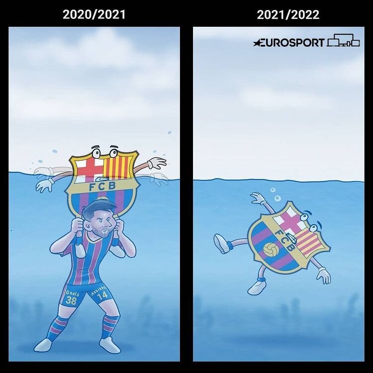 ببینید چی شد که بارسلونا غرق شد!