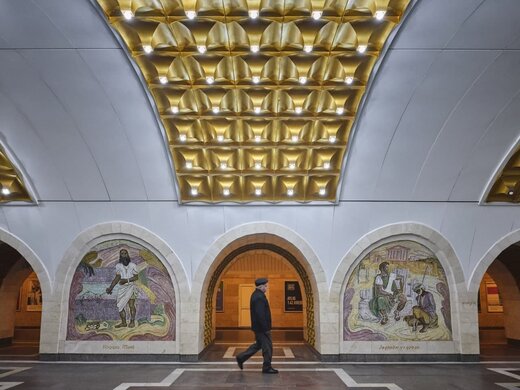تصاویر | ایستگاه‌های مترو در دوران شوروی
