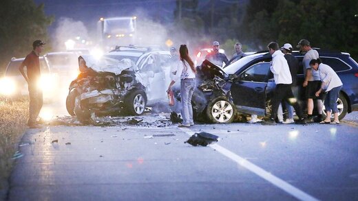 ببینید | رفتار دیوانه‌وار یک راننده و تصادف وحشتناک و مرگبار وسط اتوبان