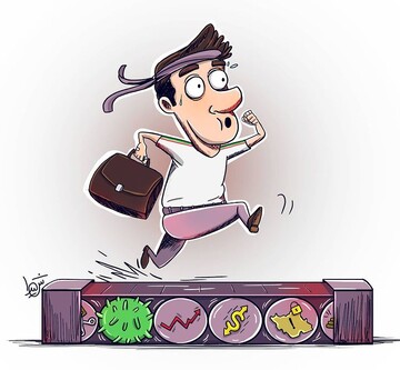 اینم تردمیل بدبختی کارمندی!