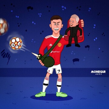 ببینید رونالدو محافظ شخصی سولسشر شد!