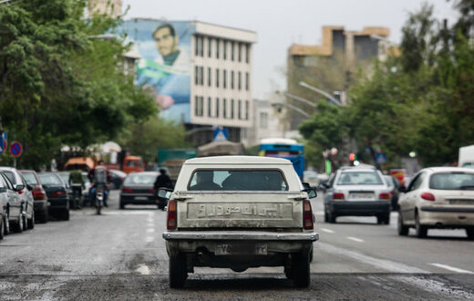 ادامه آلودگی هوای تهران با وجود خودروهای فرسوده