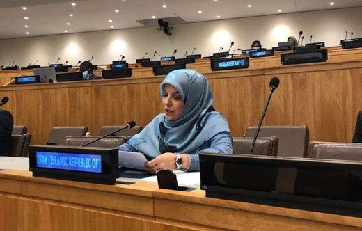 سفيرة ايران لدى الامم المتحدة: لا داعي لأن يزعم الغرب زورا حماية المرأة الإيرانية