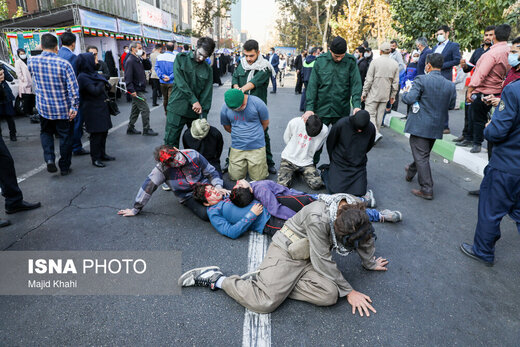مراسم سیزده آبان ماه ۱۴۰۰ در تهران
