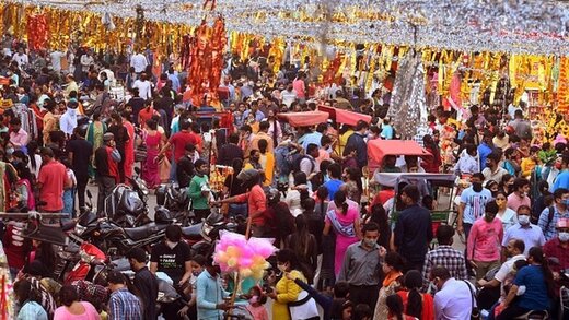 جشن نور در هند زیر سایه کرونا و آلودگی هوا