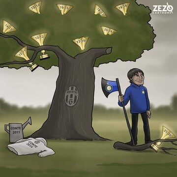 ببینید کونته با یوونتوس چه کرد!