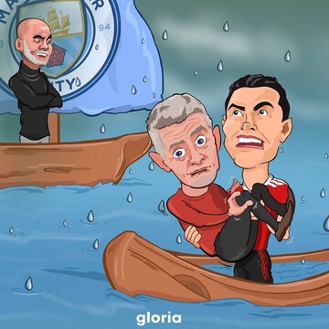 ببینید رونالدو هم نتوانست سولسشر را نجات دهد!