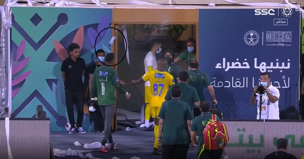 دوباره جنجال در فوتبال عربستان/عکس