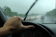 ببینید | باران و جاده خیس، بلای جان راننده‌های ناشی