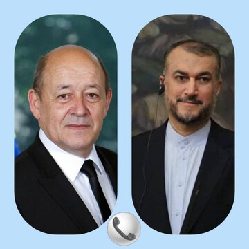 امیرعبداللهیان در گفتگو با همتای فرانسوی: با قدرت به افزایش توان دفاعی ادامه می‌دهیم