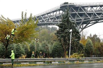 تصاویر | مناظر خیره کننده از تهران بارانی