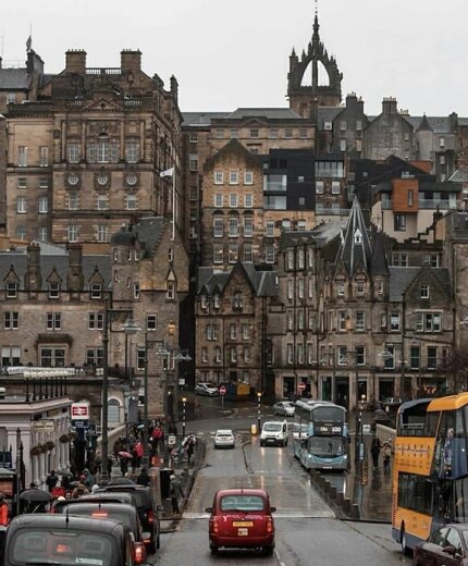 زیبایی خیره کننده  شهر ادینبرو اسکاتلند