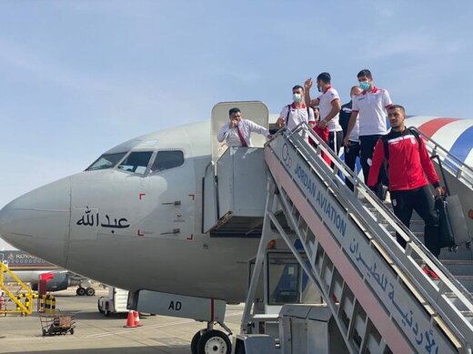تیم ملی فوتبال در اردن قرنطینه شد