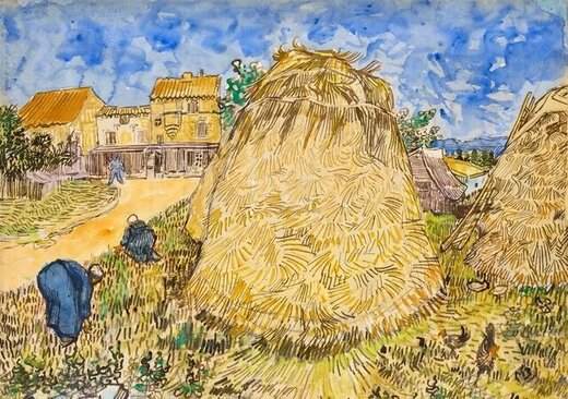 رکوردشکنی نقاشی آبرنگ ون‌گوگ در حراجی